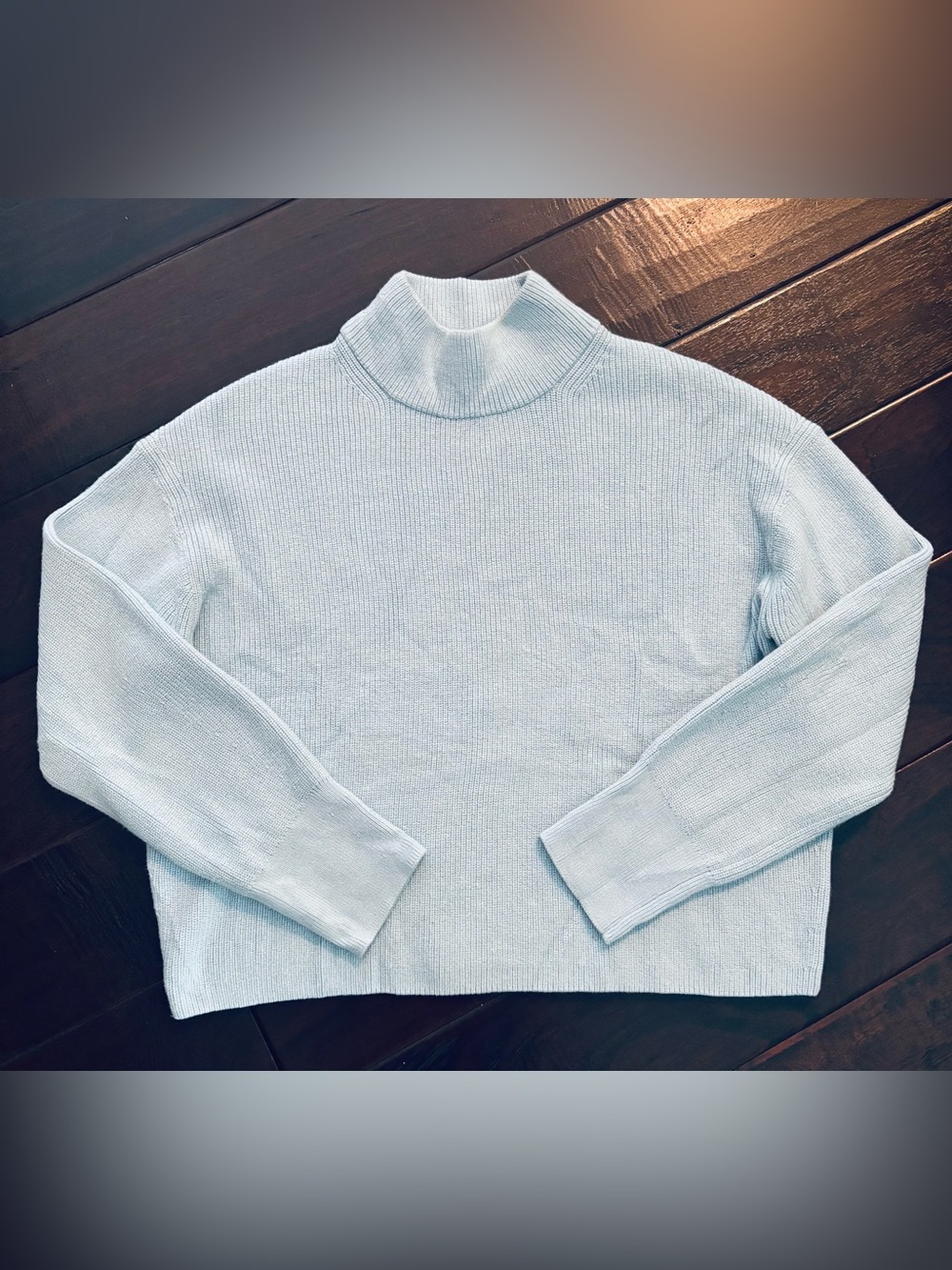 Lululemon Merino Wool-Blend Ribbed Turtleneck Sweater - Size 6